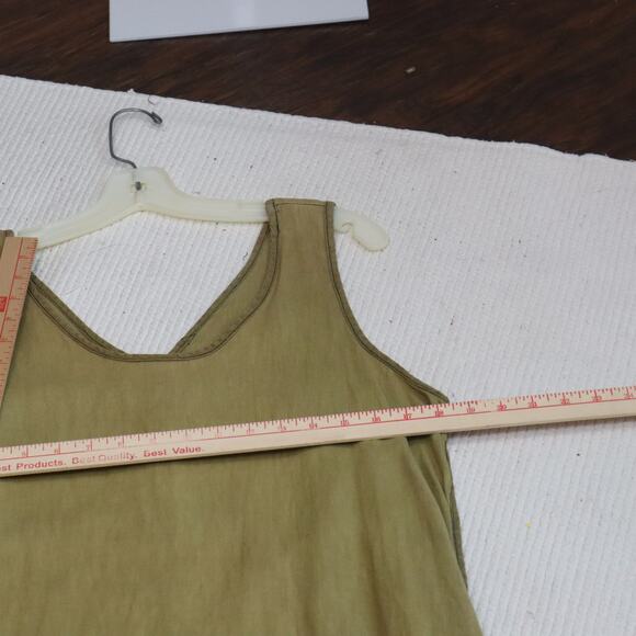 Cynthia Ashby Linen Dress with Cotton Appliqué – Size M – Boho Lagenlook Artsy - Picture 5 of 7
